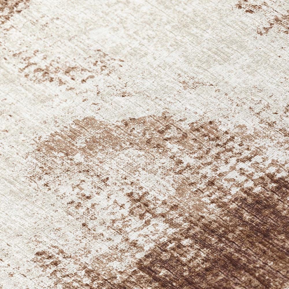 Rylee Brown Transitional Abstract 8' x 10' Area Rug Brown ARY31. Picture 5
