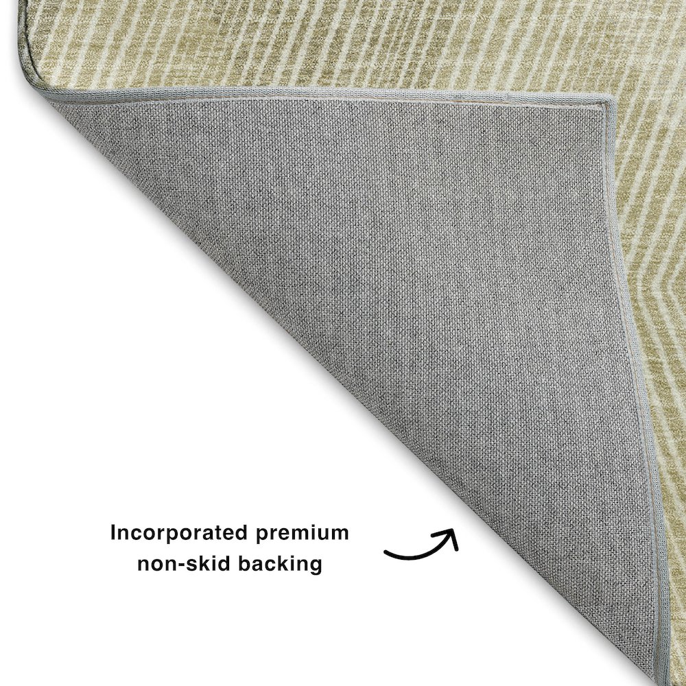 Luxury Washable Indoor/Outdoor The Reserve Beige 9' x 12' Rug. Picture 4