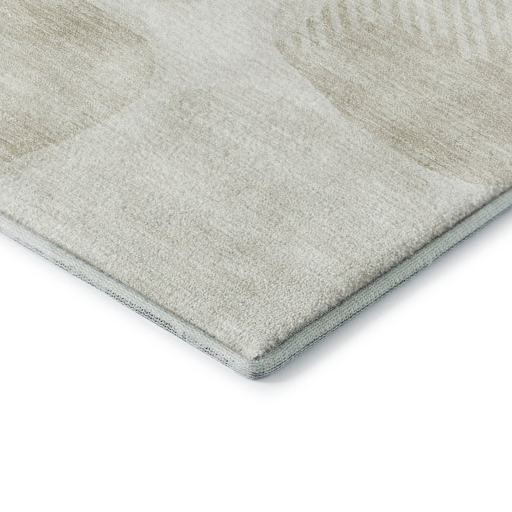 Luxury Washable Indoor/Outdoor The Reserve Ivory 9' x 12' Rug. Picture 2