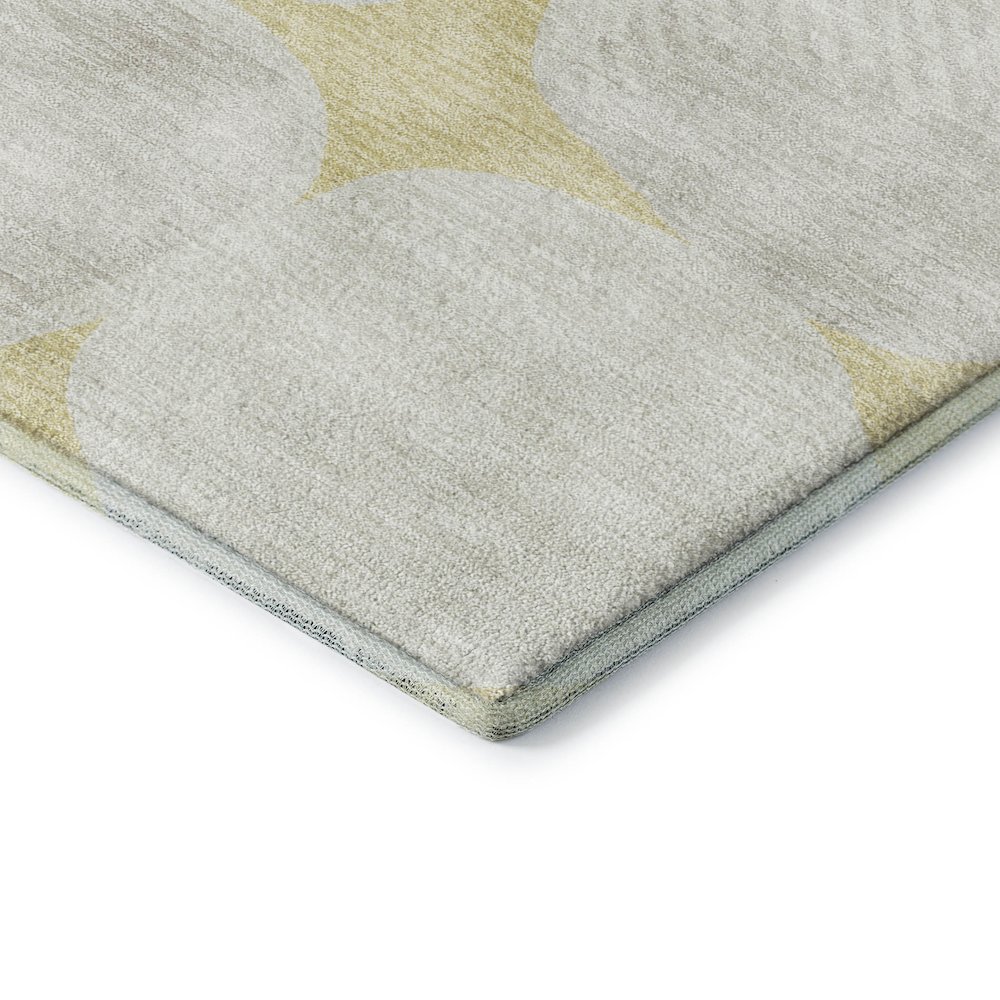 Luxury Washable Indoor/Outdoor The Reserve Wheat 9' x 12' Rug. Picture 2