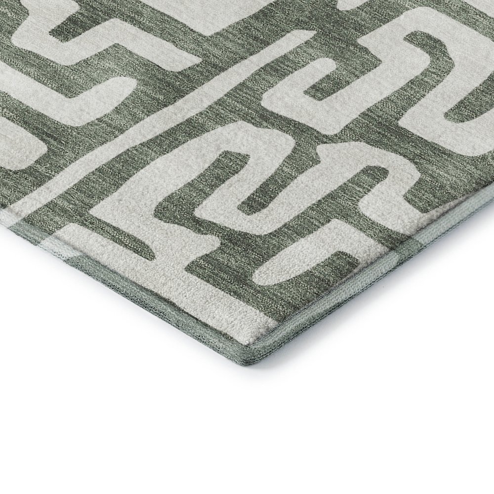 Luxury Washable Indoor/Outdoor The Reserve Basil 9' x 12' Rug. Picture 2