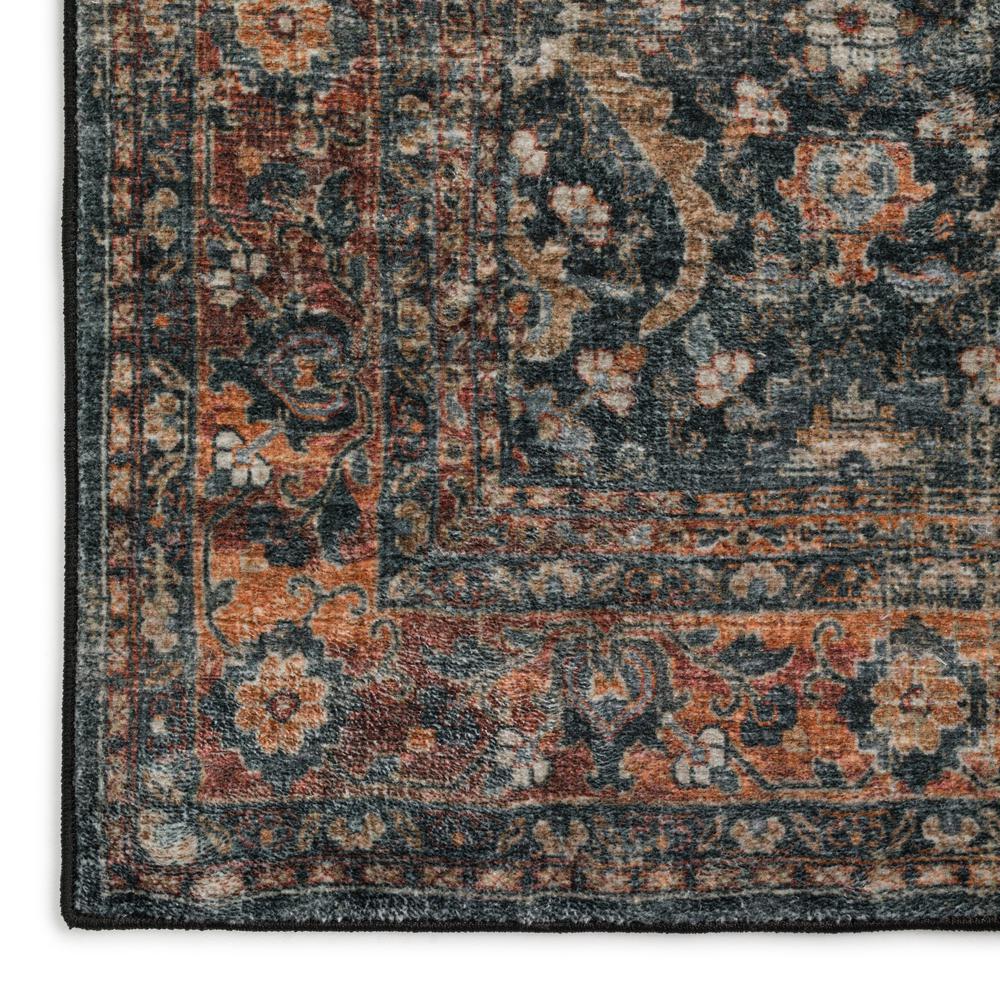 Jericho JC1 Charcoal 4' x 4' Round Rug. Picture 3