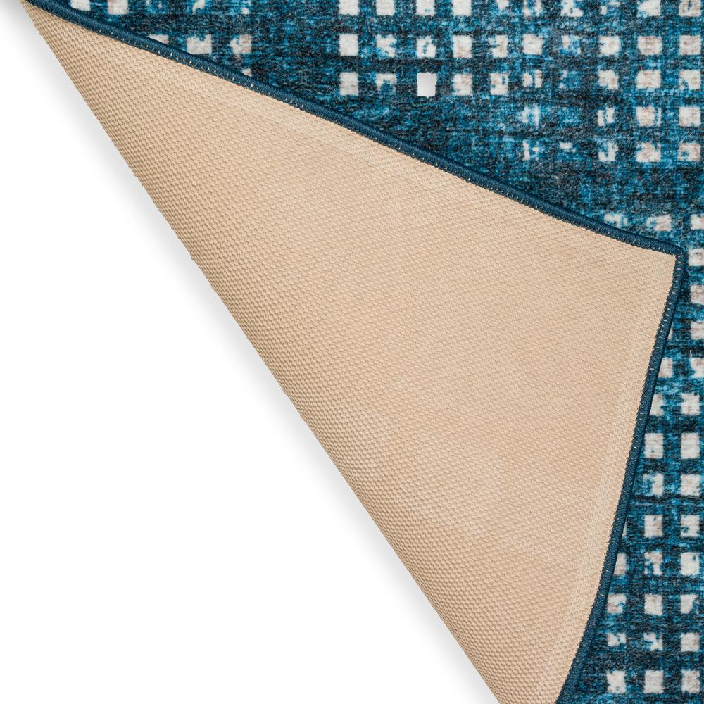 Delano DA1 Navy 4' x 4' Round Rug. Picture 5