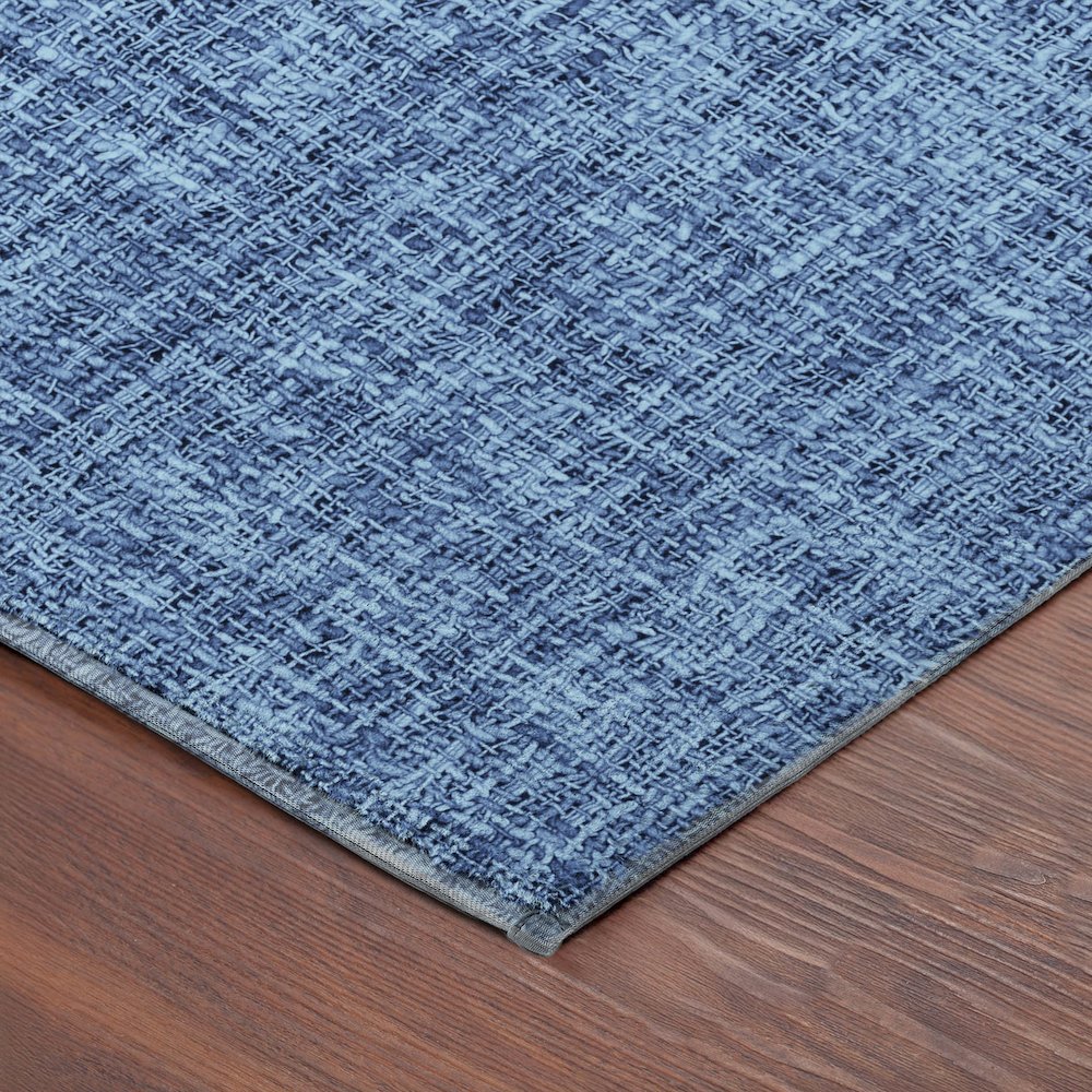 Luxury Washable Voyage VY1 Blue 9' x 12' Rug. Picture 2
