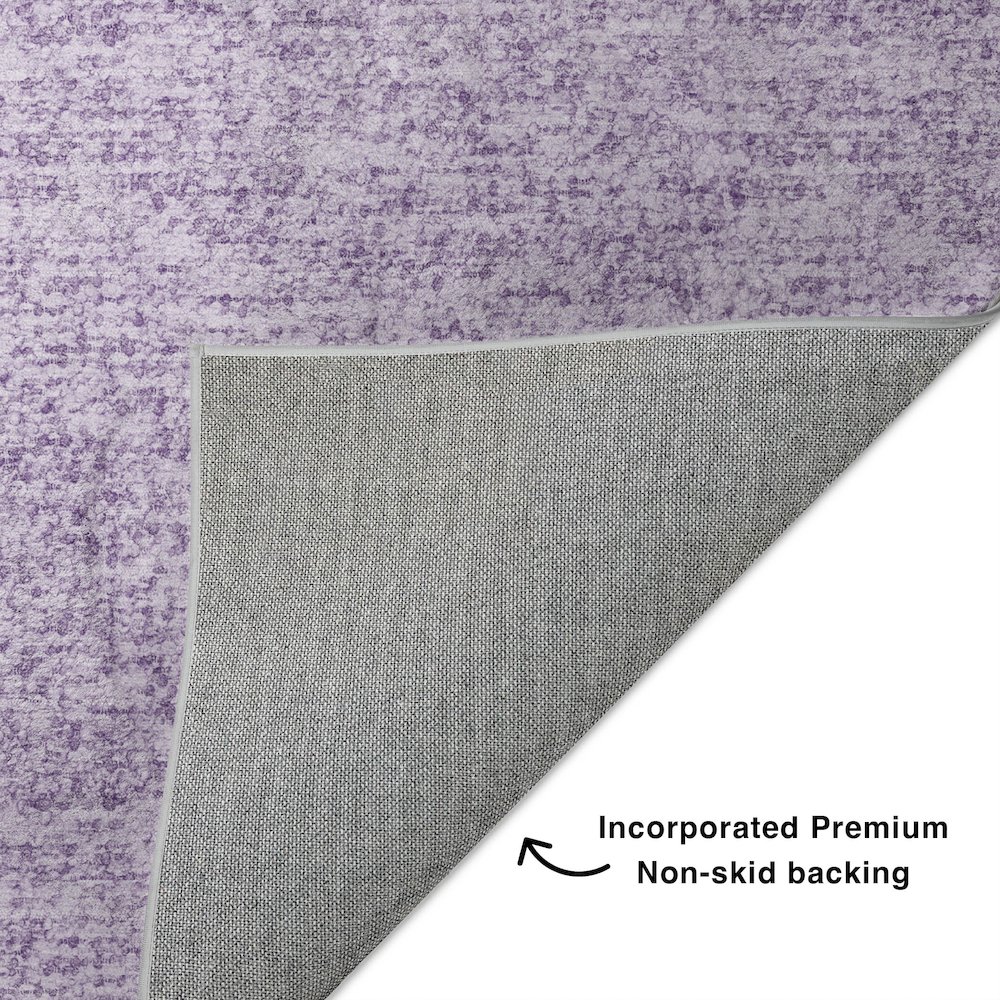 Luxury Washable Voyage VY2 Purple 9' x 12' Rug. Picture 4