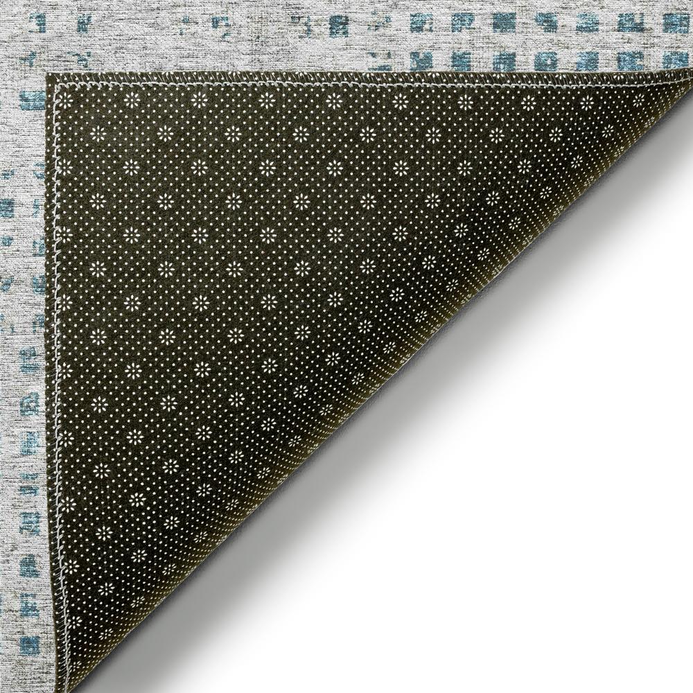 Eleanor Silver Contemporary Geometric 8' x 10' Area Rug Silver AER31. Picture 4
