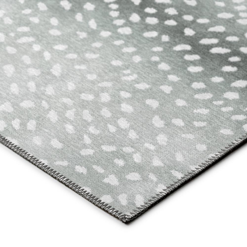Safari Grey Animal Animal Print 8' x 10' Area Rug Grey ASF33. Picture 3