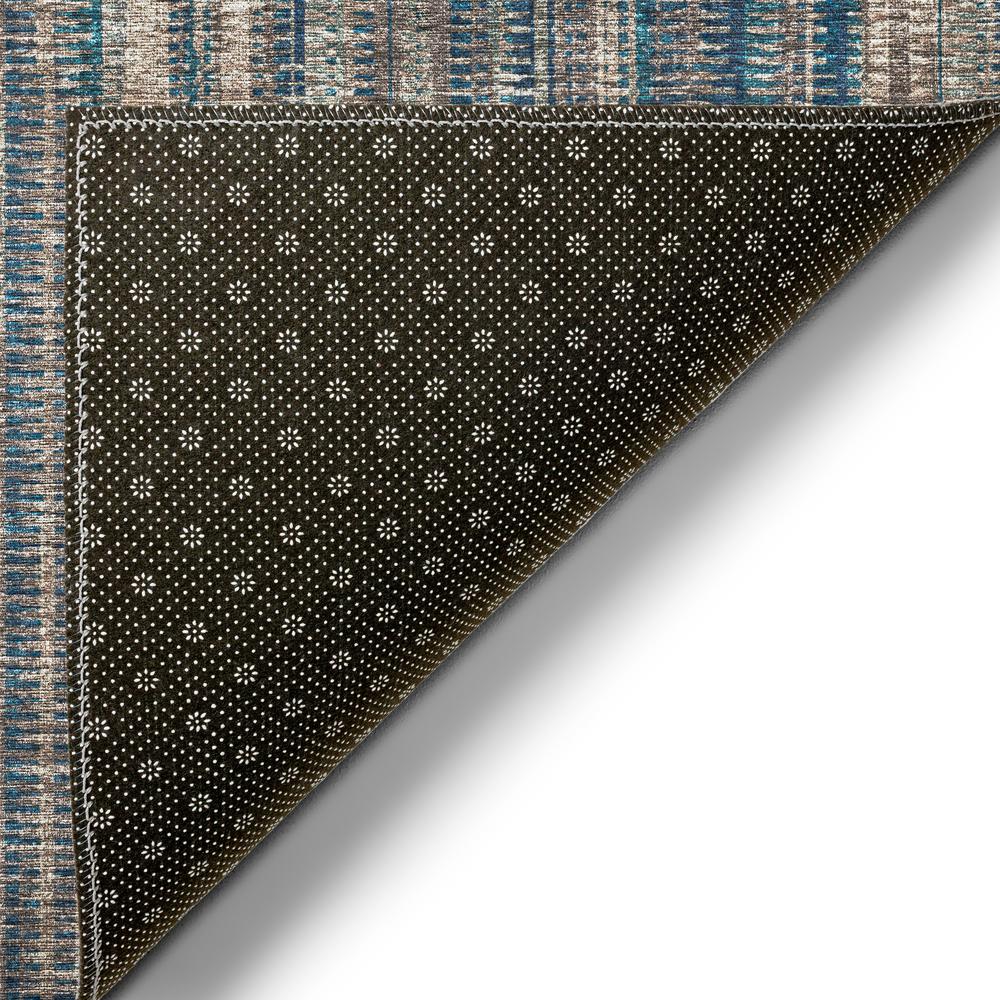 Waverly Earth Contemporary Striped 8' x 10' Area Rug Earth AWA31. Picture 4