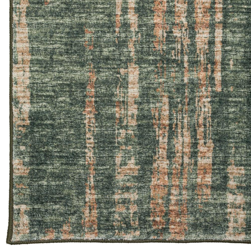 Winslow WL6 Olive 4' x 4' Round Rug. Picture 3