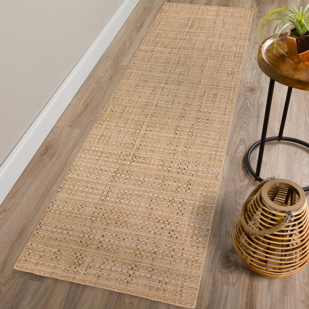 Nepal NL100 Sand 2'3" x 7'6" Runner Rug. Picture 2