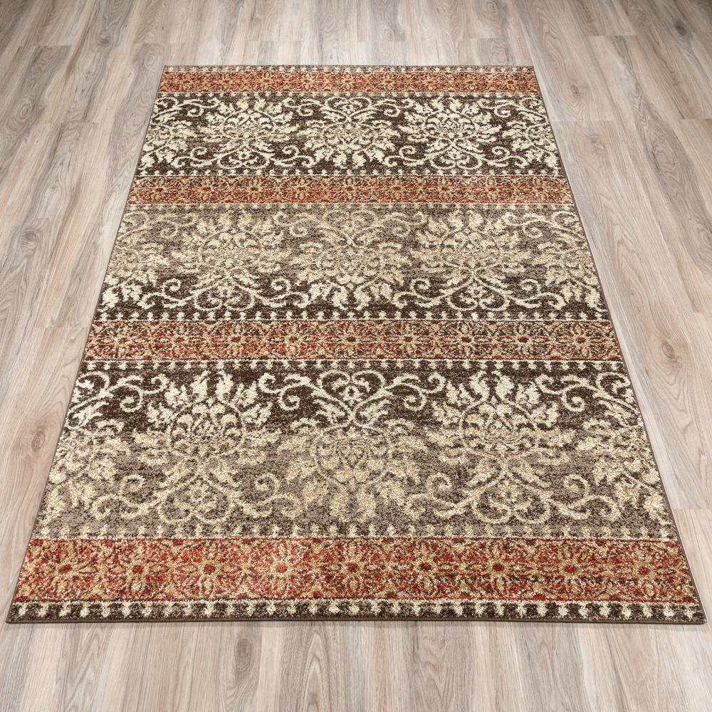 Gala GA6 Chocolate 3'3" x 5'1" Rug. Picture 12