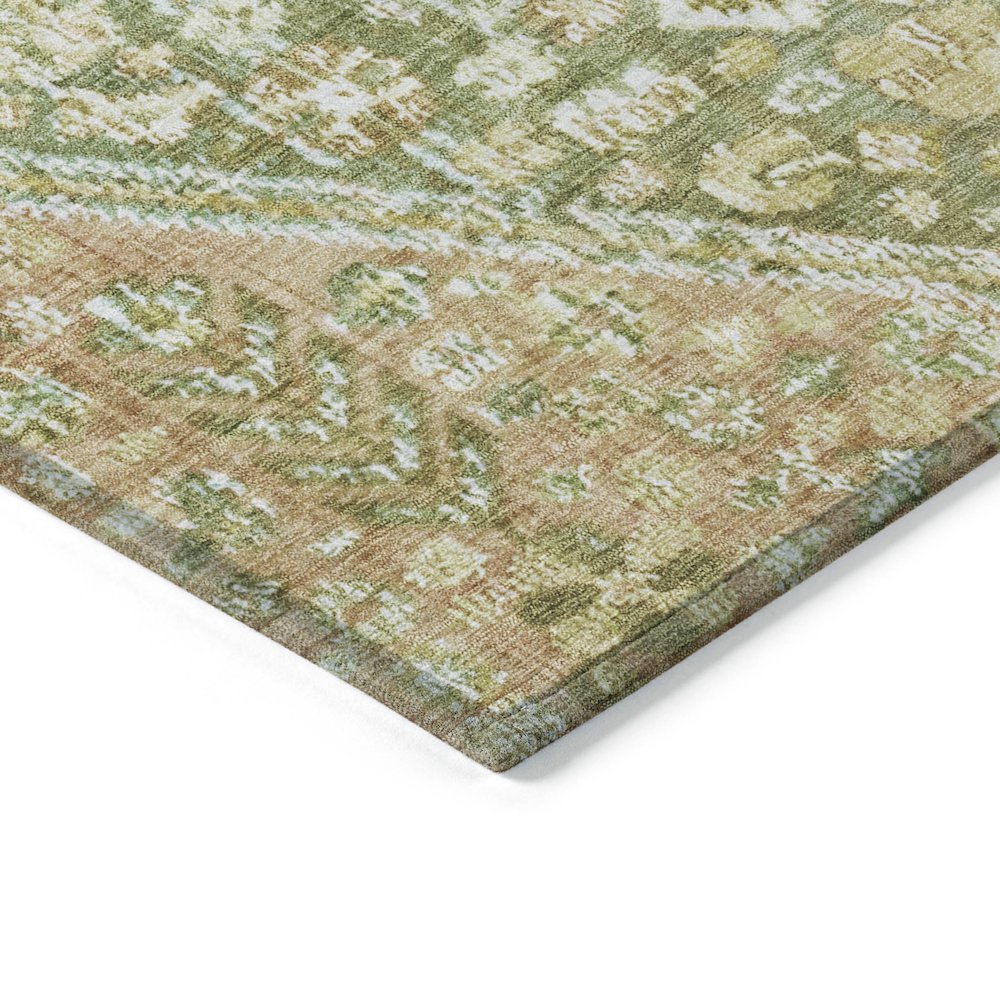 Machine Washable Indoor/Outdoor Chantille Sage 10' x 14' Rug. Picture 3
