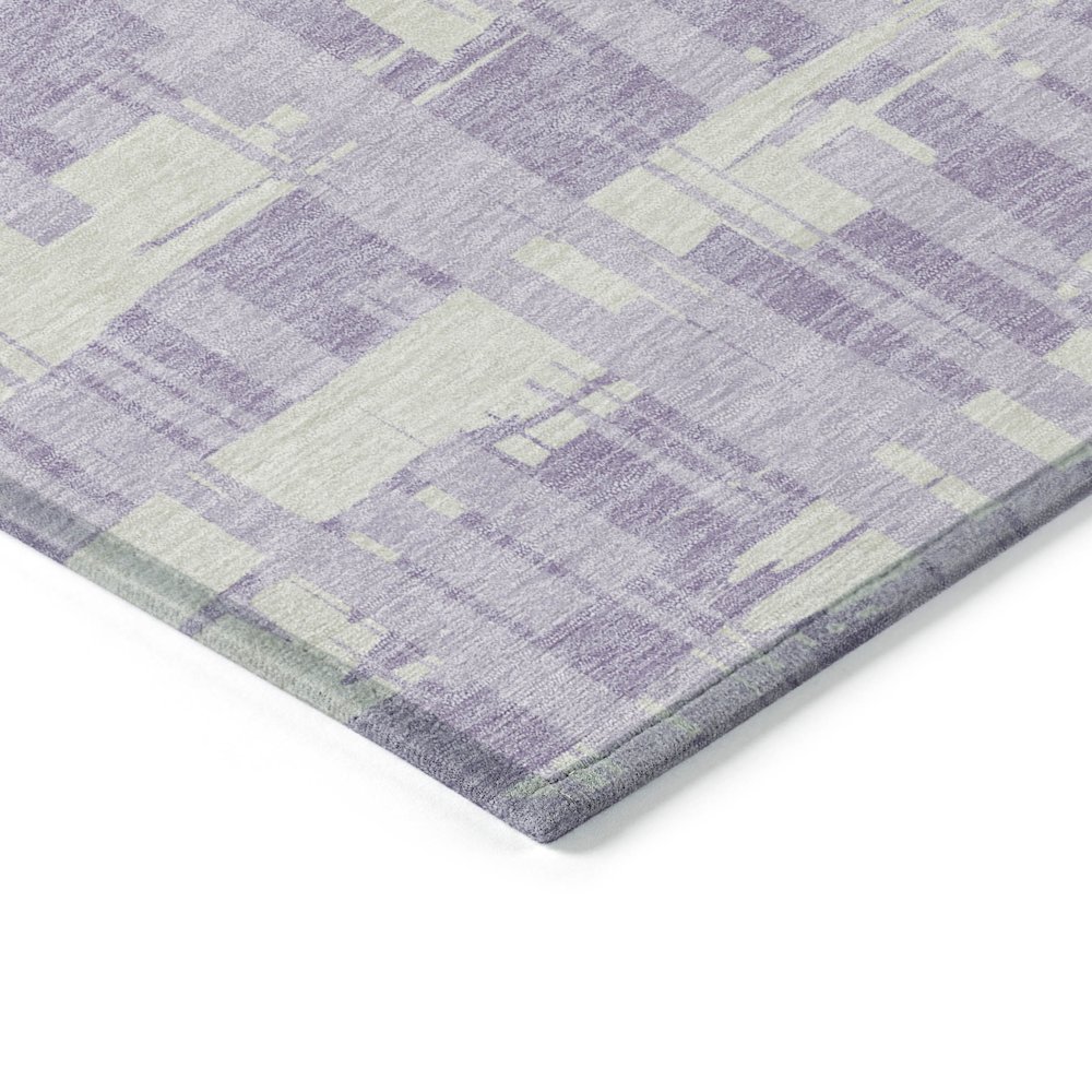 Machine Washable Indoor/Outdoor Chantille Lavender 10' x 14' Rug. Picture 3
