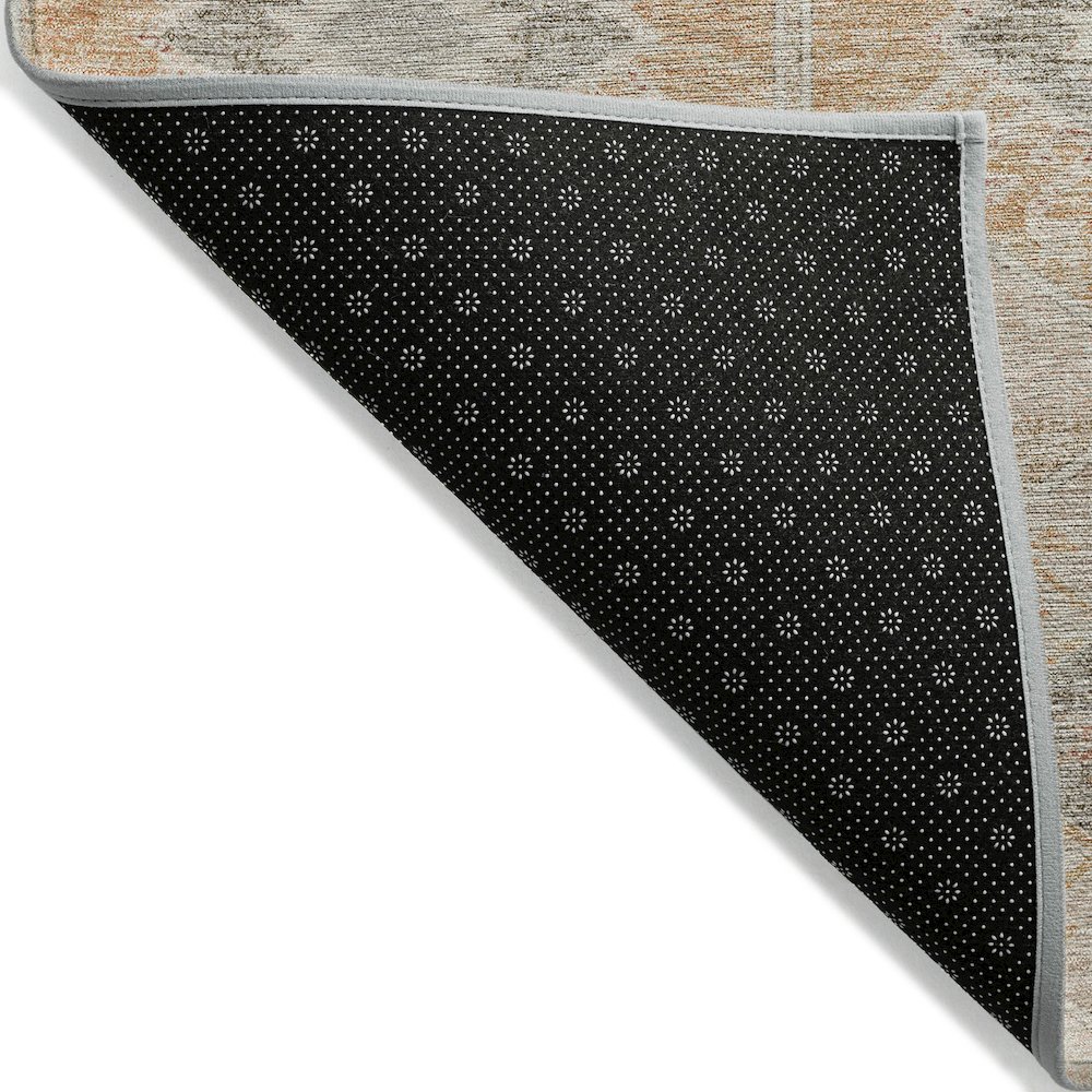 Machine Washable Indoor/Outdoor Chantille Copper 10' x 14' Rug. Picture 2