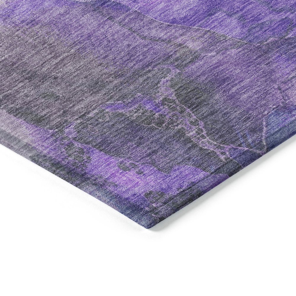 Machine Washable Indoor/Outdoor Chantille Lavender 10' x 14' Rug. Picture 3