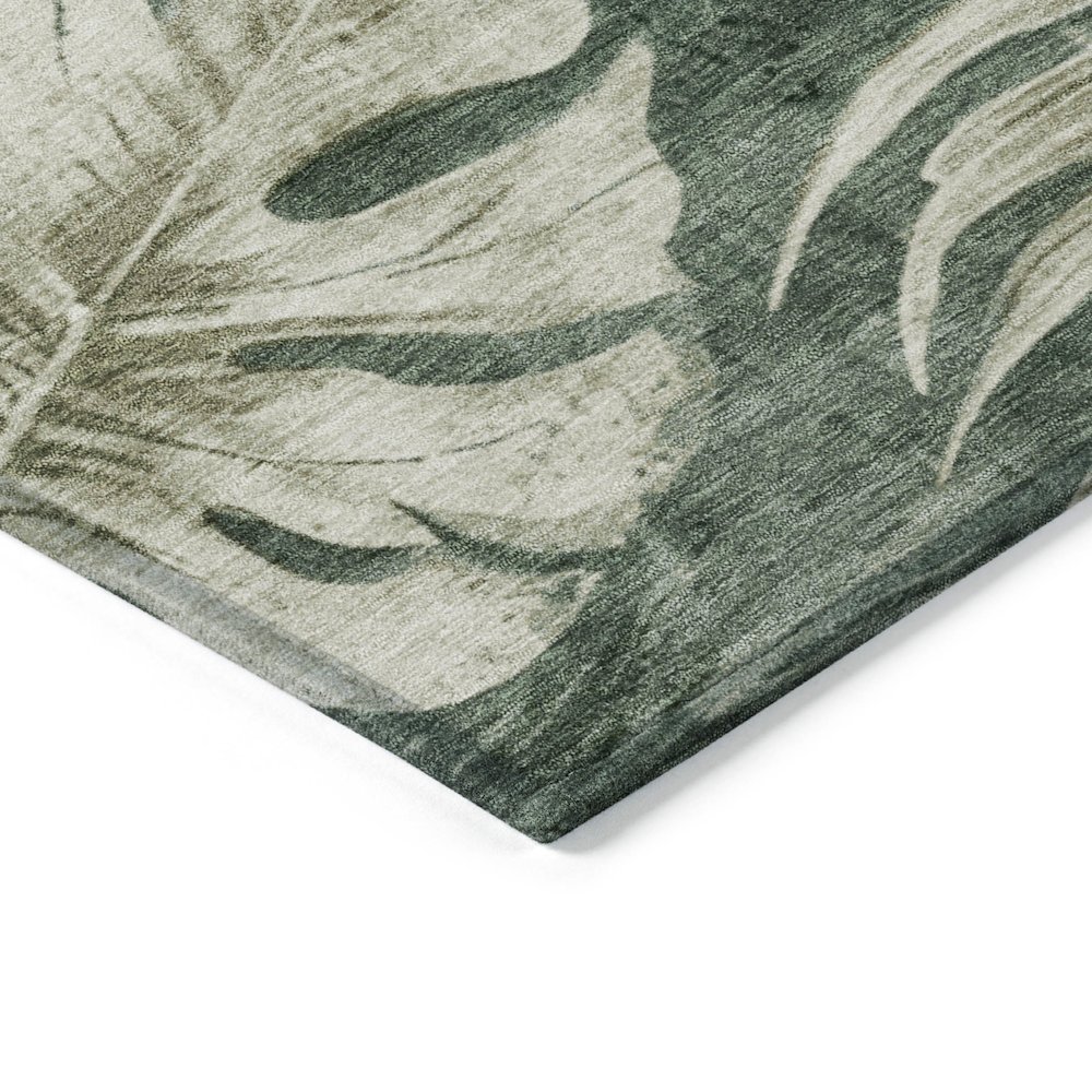 Machine Washable Indoor/Outdoor Chantille Fern 10' x 14' Rug. Picture 3