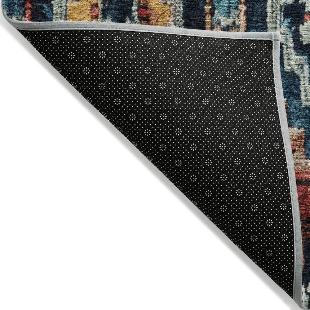 Machine Washable Indoor/Outdoor Chantille Rust 10' x 14' Rug. Picture 2