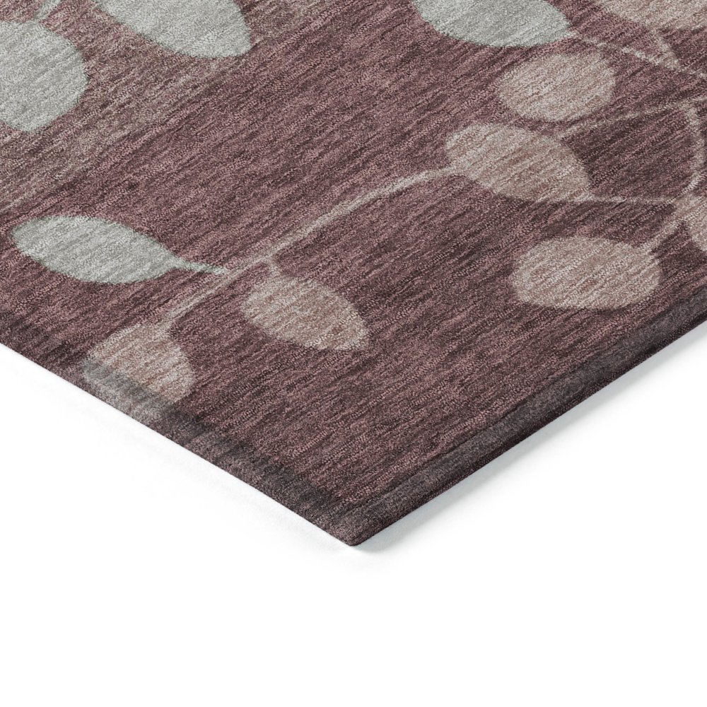 Machine Washable Indoor/Outdoor Chantille Blush 10' x 14' Rug. Picture 3