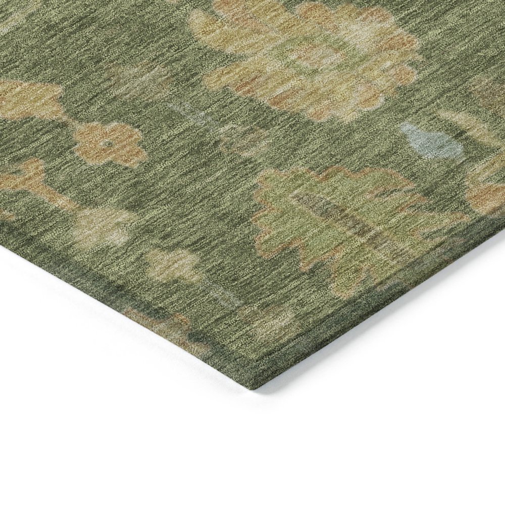 Machine Washable Indoor/Outdoor Chantille Fern 10' x 14' Rug. Picture 3