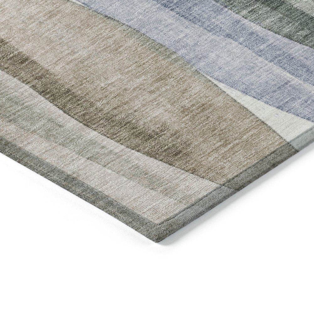 Machine Washable Indoor/Outdoor Chantille Beige 10' x 14' Rug. Picture 3