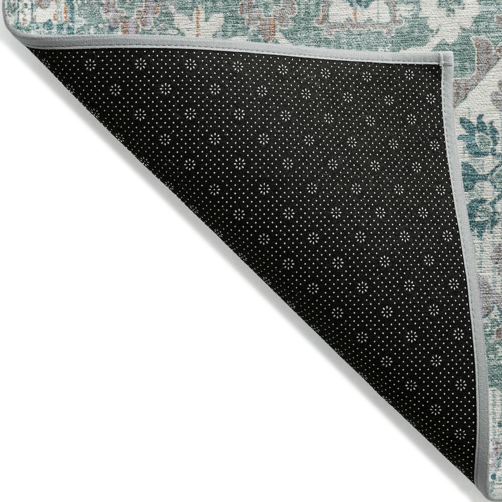 Machine Washable Indoor/Outdoor Chantille Seafoam 10' x 14' Rug. Picture 2