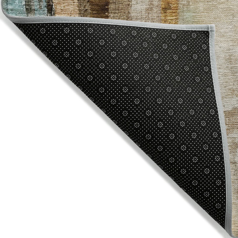Machine Washable Indoor/Outdoor Chantille ACN2020 Beige 10' x 14' Rug. Picture 2