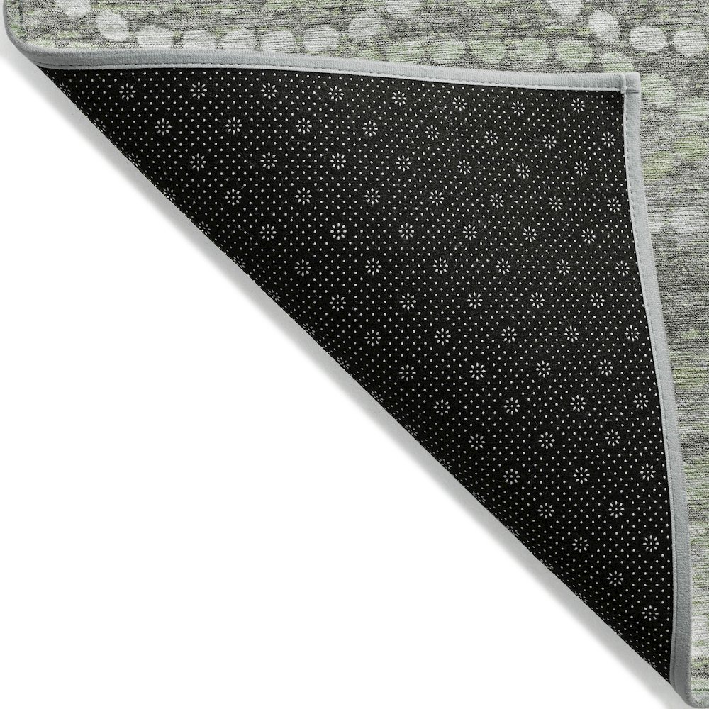 Machine Washable Indoor/Outdoor Chantille ACN2030 Green 10' x 14' Rug. Picture 2
