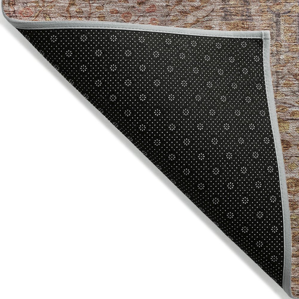 Machine Washable Indoor/Outdoor Chantille ACN2053 Terracotta 10' x 14' Rug. Picture 2