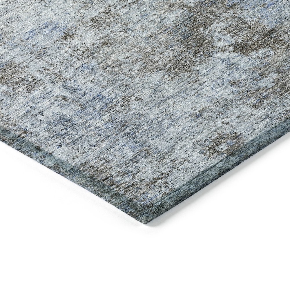 Machine Washable Indoor/Outdoor Chantille ACN2061 Blue 10' x 14' Rug. Picture 3