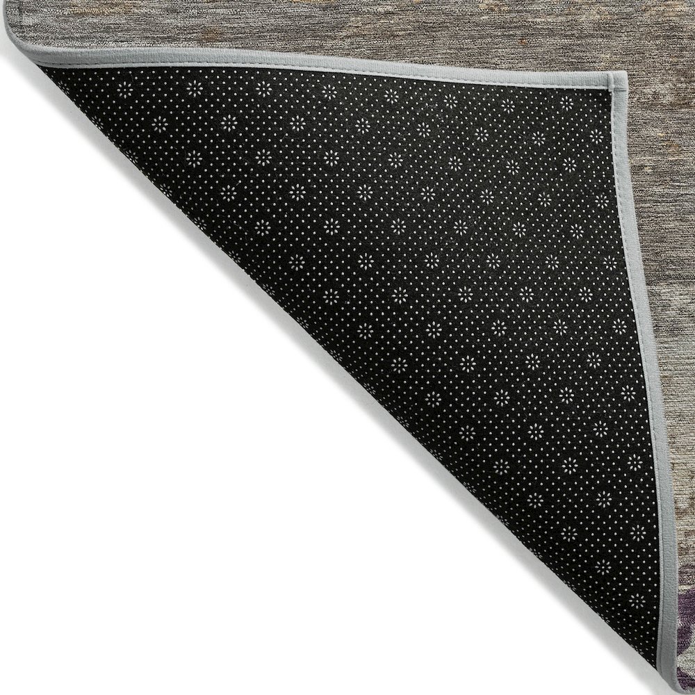 Machine Washable Indoor/Outdoor Chantille ACN2071 Brown 10' x 14' Rug. Picture 2