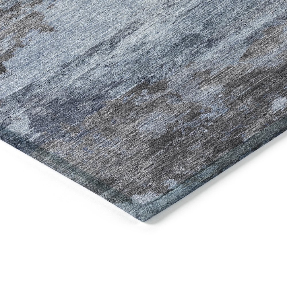 Machine Washable Indoor/Outdoor Chantille ACN2075 Blue 10' x 14' Rug. Picture 3