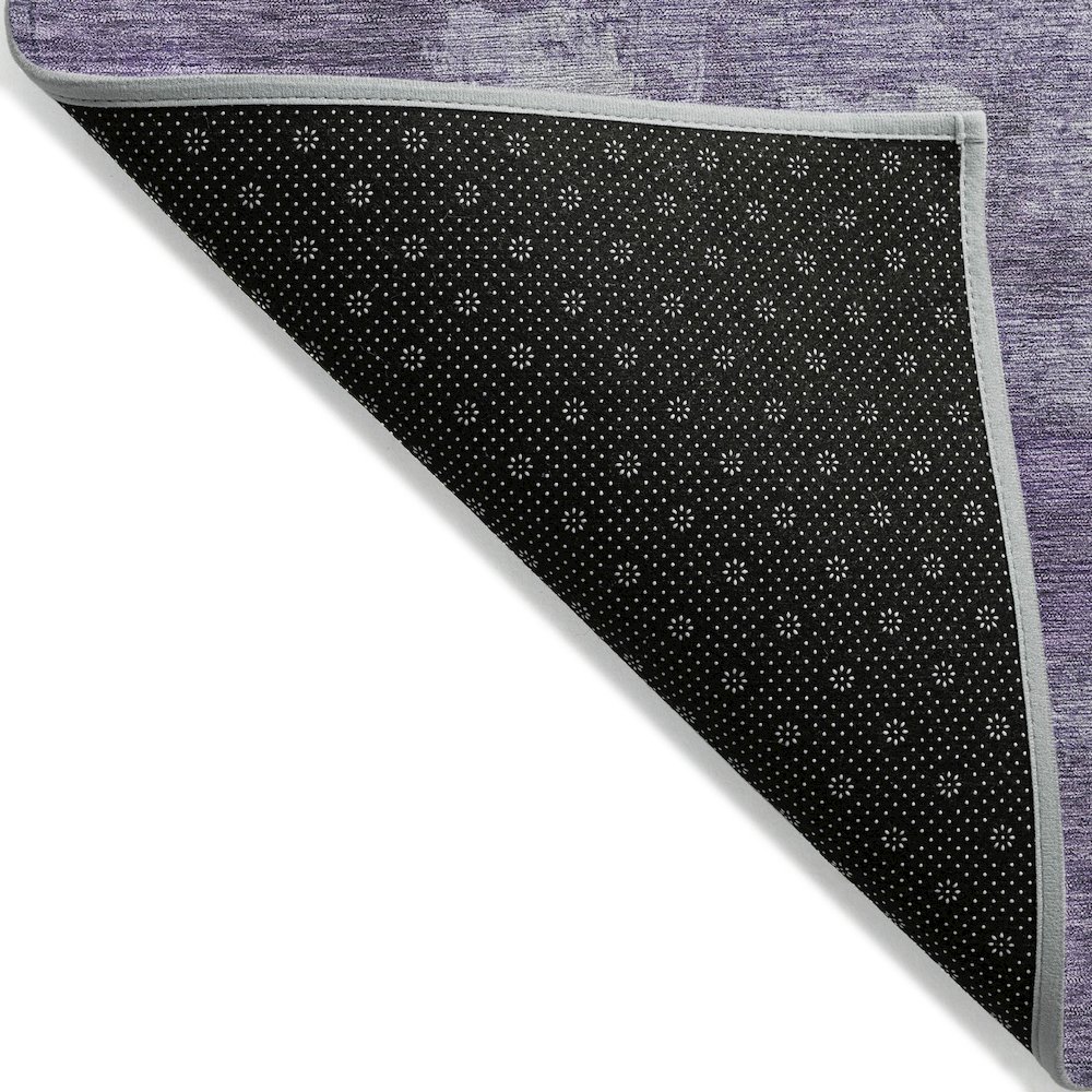 Machine Washable Indoor/Outdoor Chantille ACN2119 Purple 10' x 14' Rug. Picture 2