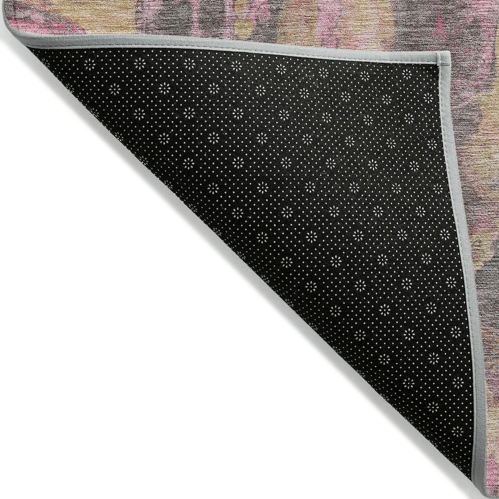 Machine Washable Indoor/Outdoor Chantille ACN2120 Blush 10' x 14' Rug. Picture 2