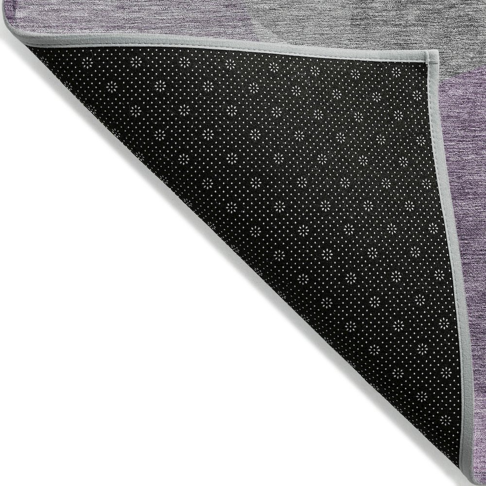 Machine Washable Indoor/Outdoor Chantille ACN2121 Purple 10' x 14' Rug. Picture 2