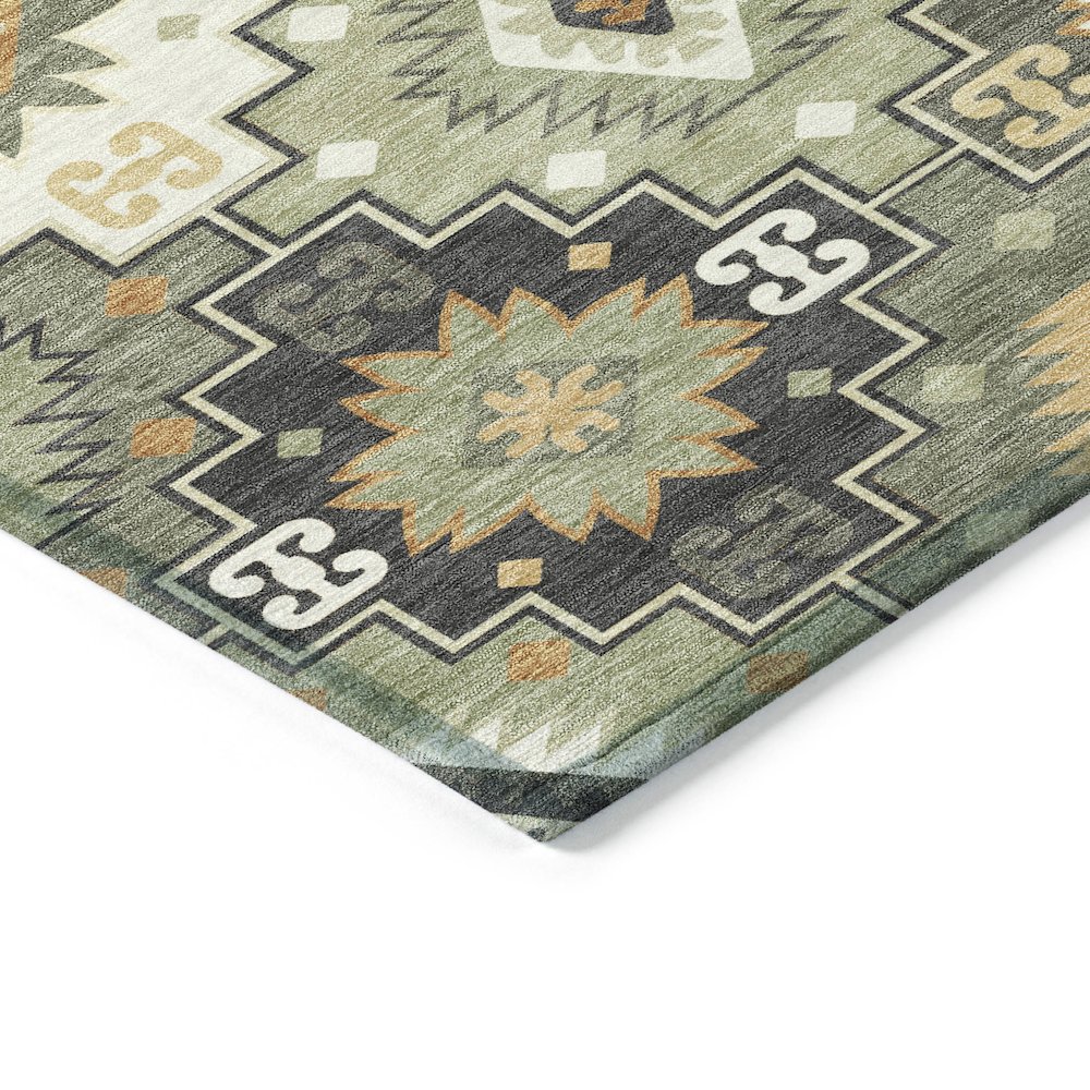 Machine Washable Indoor/Outdoor Chantille ACN2123 Fern 10' x 14' Rug. Picture 3
