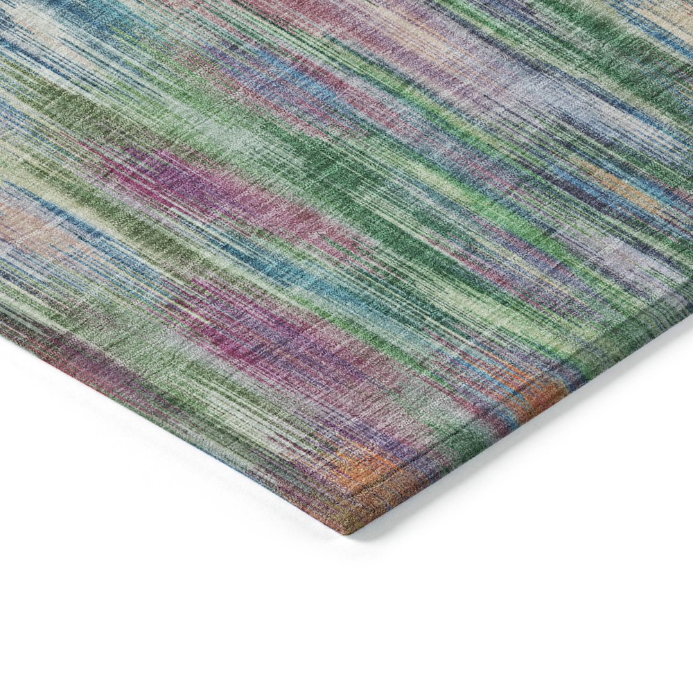 Machine Washable Indoor/Outdoor Chantille ACN2129 Pink 10' x 14' Rug. Picture 3