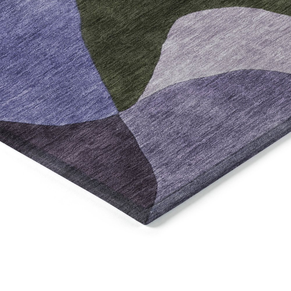 Machine Washable Indoor/Outdoor Chantille ACN2141 Purple 10' x 14' Rug. Picture 3