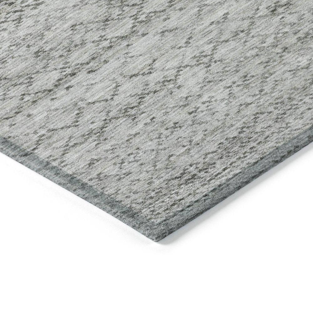Machine Washable Indoor/Outdoor Chantille ACN2150 Gray 10' x 14' Rug. Picture 3