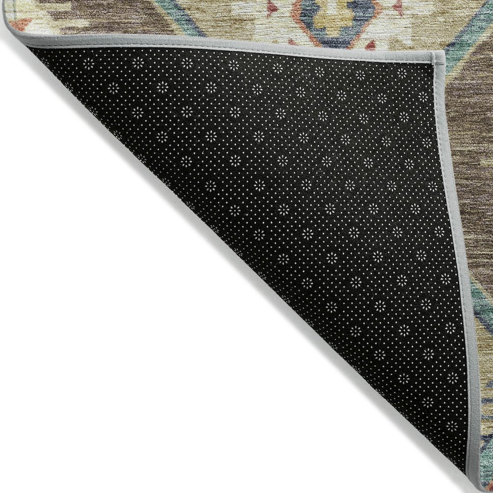 Machine Washable Indoor/Outdoor Chantille ACN2210 Khaki 10' x 14' Rug. Picture 2