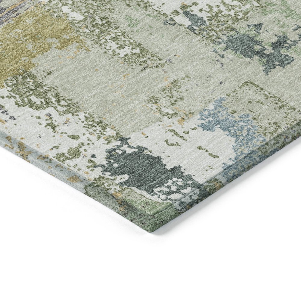 Machine Washable Indoor/Outdoor Chantille ACN2212 Aloe 10' x 14' Rug. Picture 3