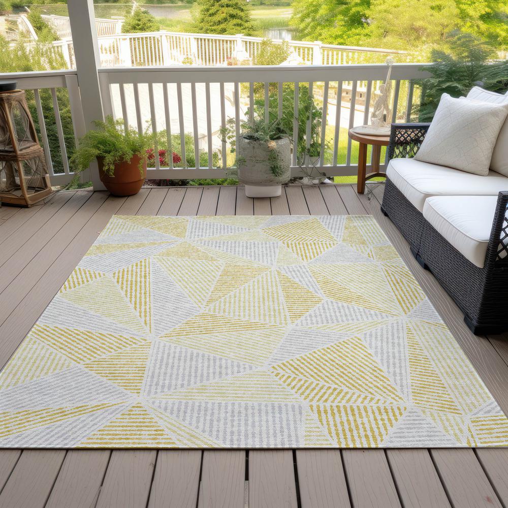 Chantille ACN618 Gold 9' x 12' Rug. Picture 8