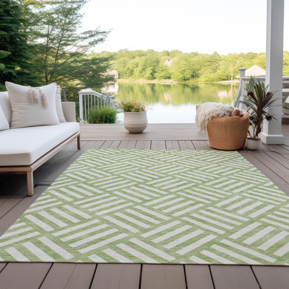 Chantille ACN620 Green 9' x 12' Rug. Picture 8