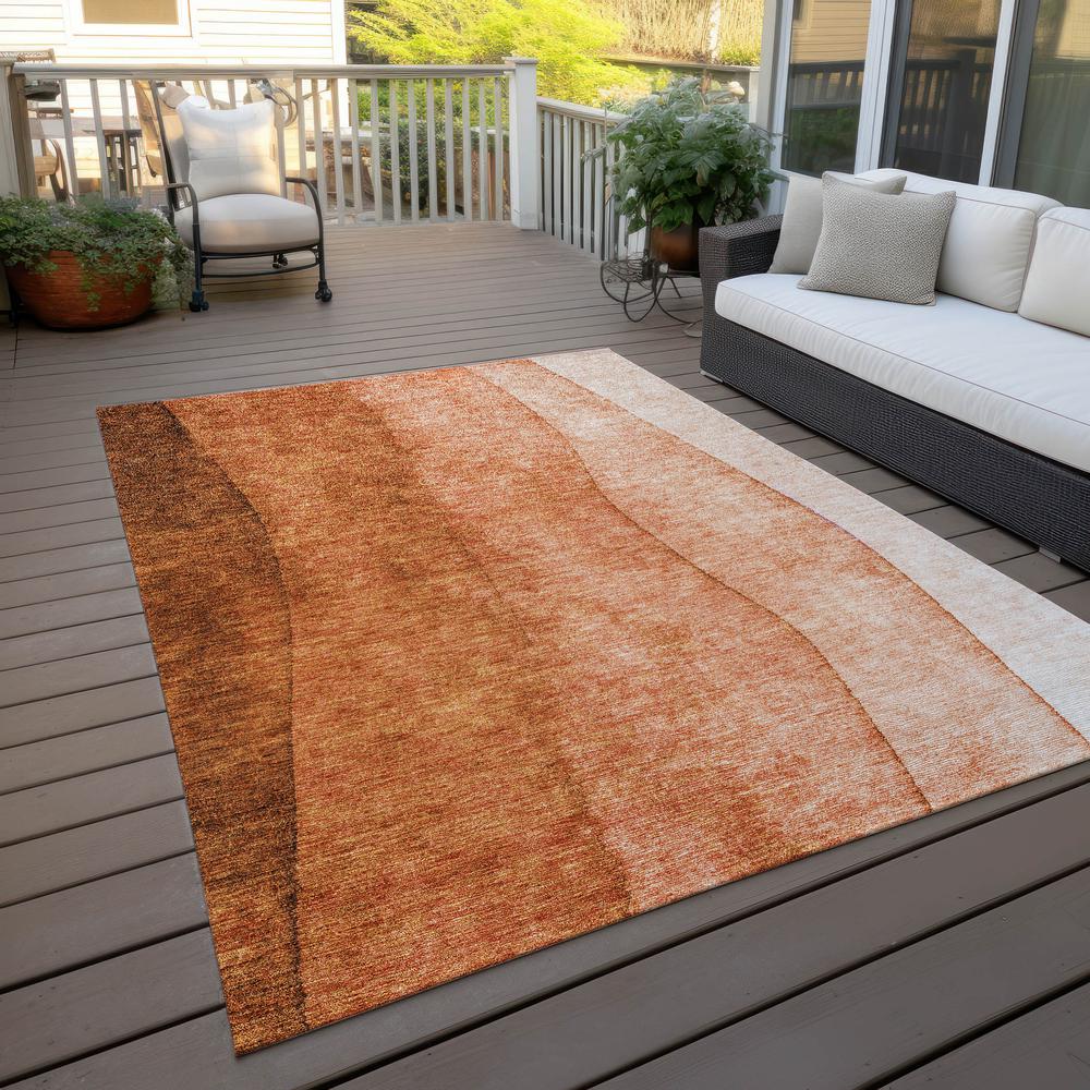 Chantille ACN625 Orange 9' x 12' Rug. Picture 8