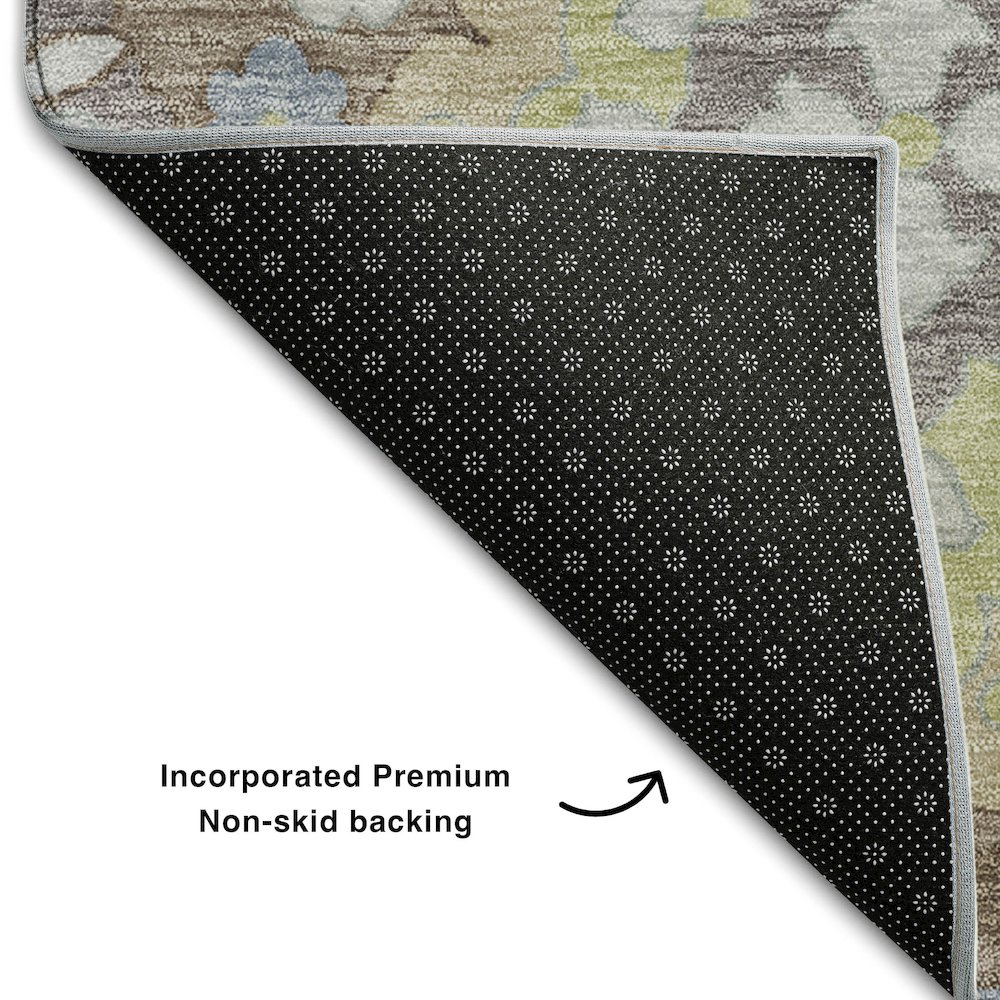 Premium Machine Washable Mayfield AMF1002 Taupe 10' x 14' Rug. Picture 2