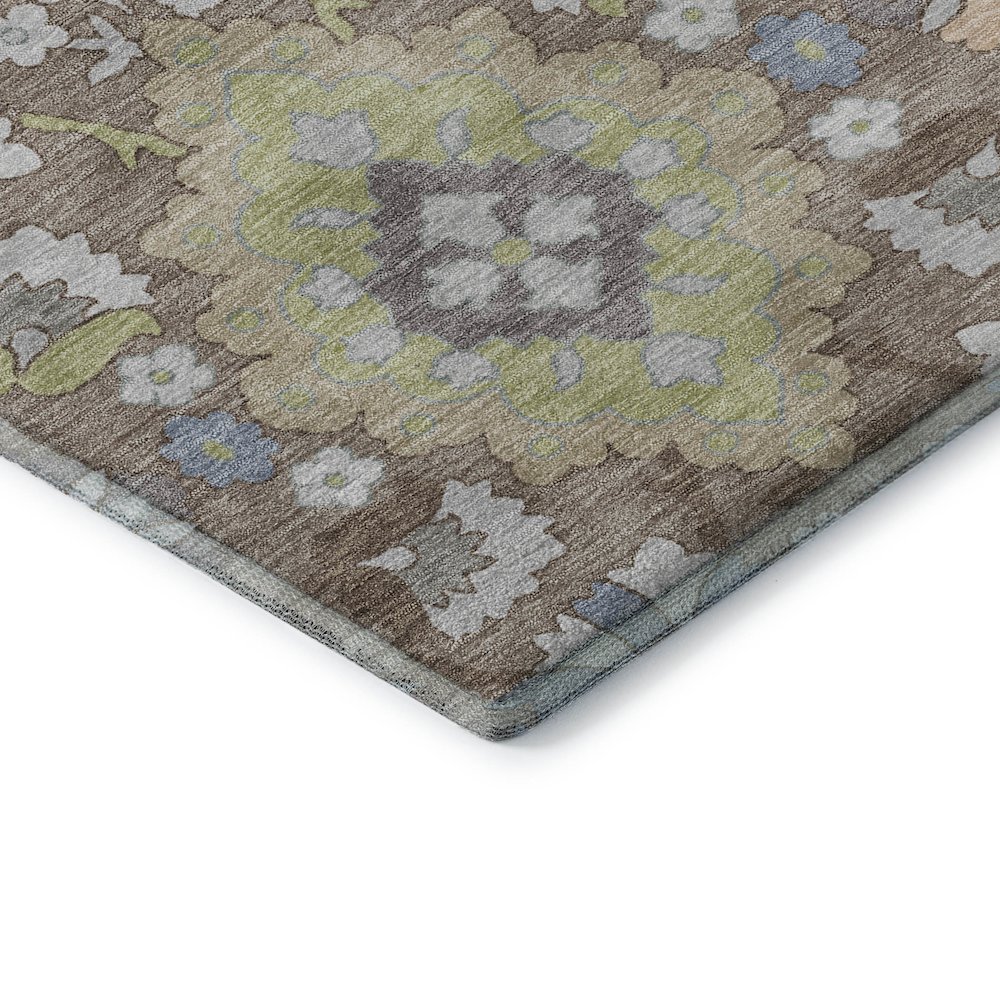 Premium Machine Washable Mayfield AMF1002 Taupe 10' x 14' Rug. Picture 3