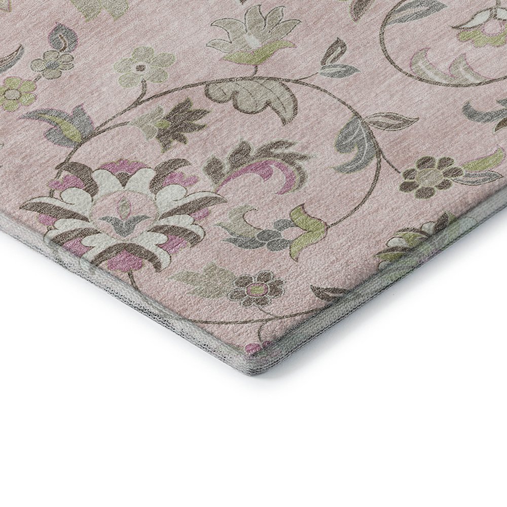 Premium Machine Washable Mayfield AMF1006 Pink 10' x 14' Rug. Picture 3