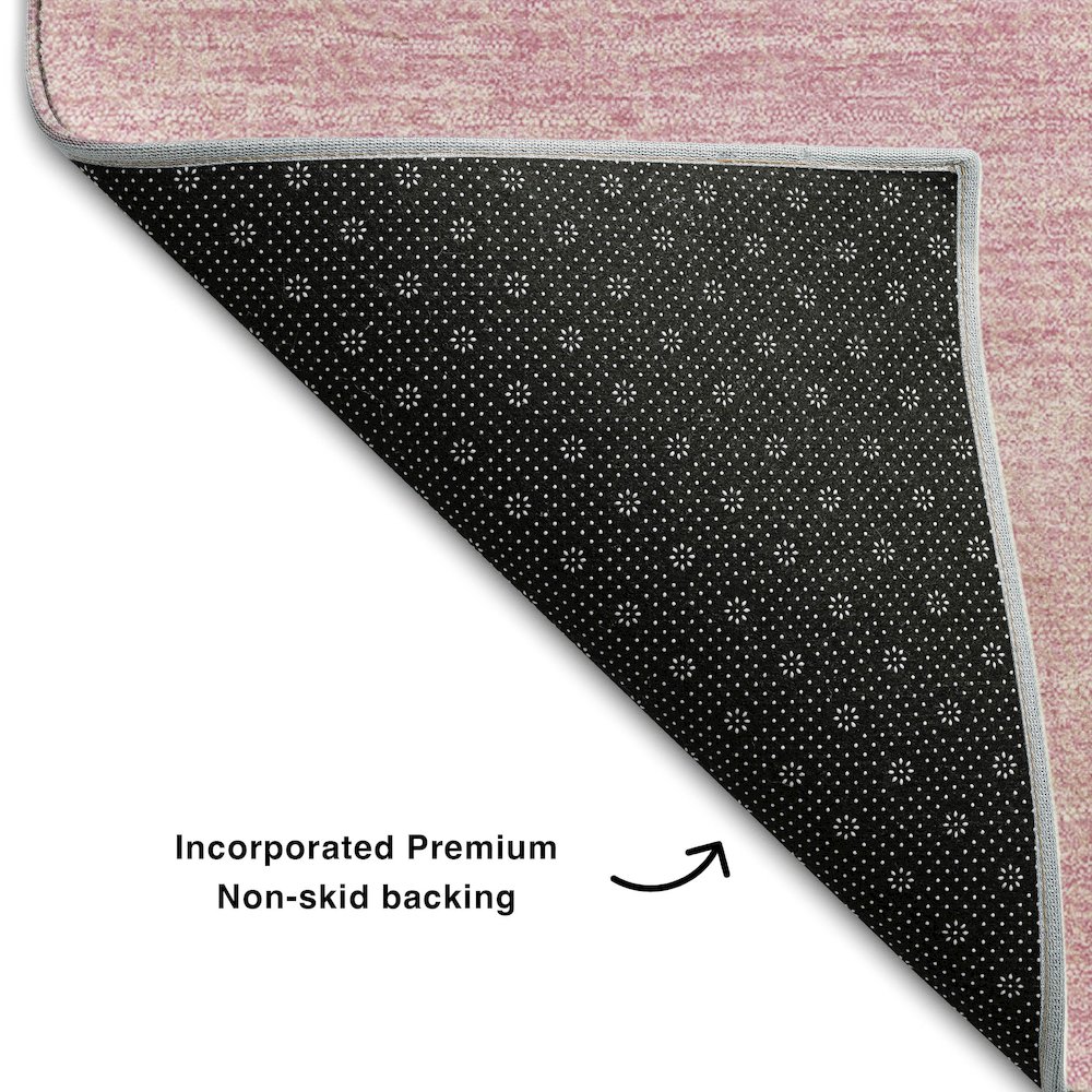 Premium Machine Washable Mayfield AMF1018 Pink 10' x 14' Rug. Picture 2