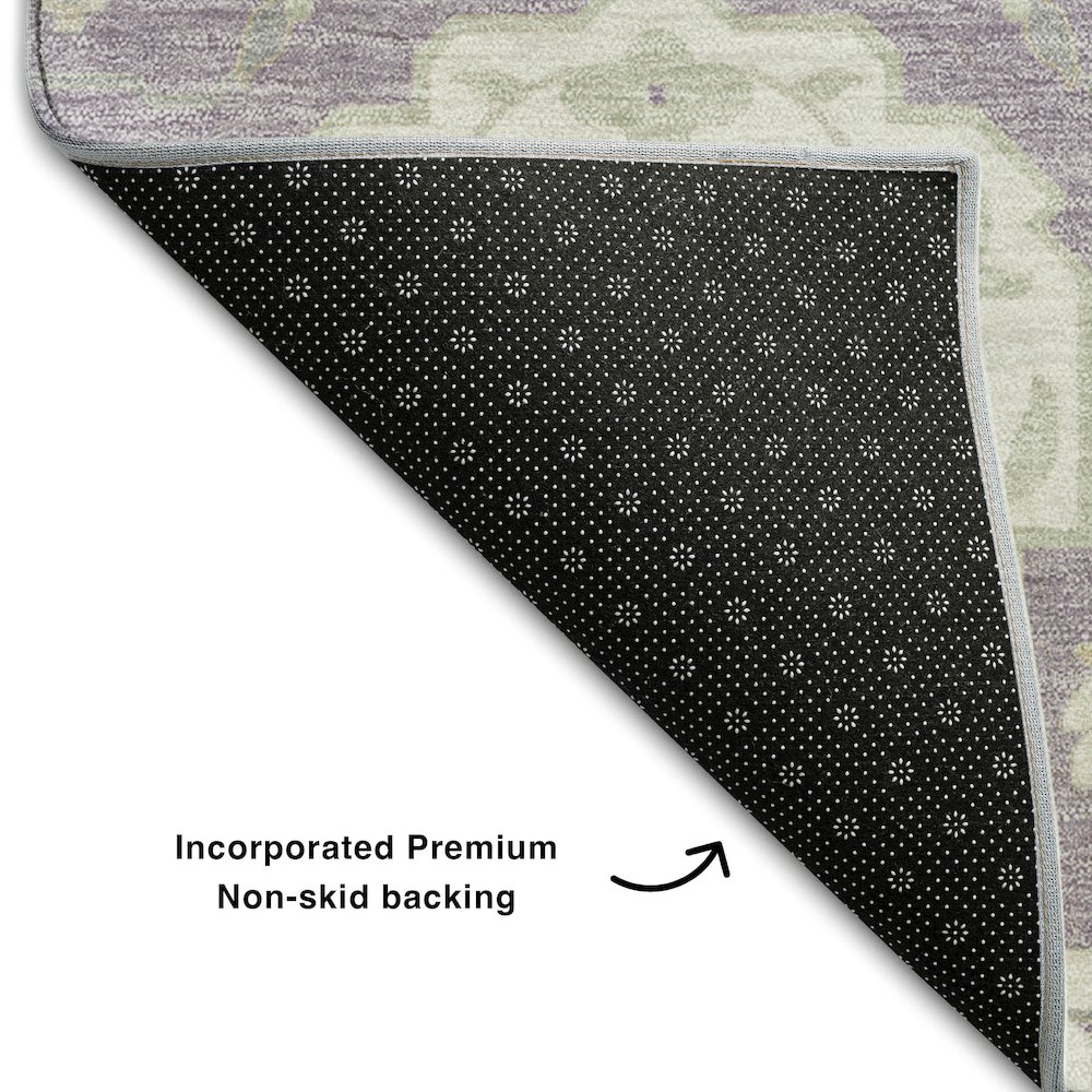 Premium Machine Washable Mayfield AMF1026 Lavender 10' x 14' Rug. Picture 2