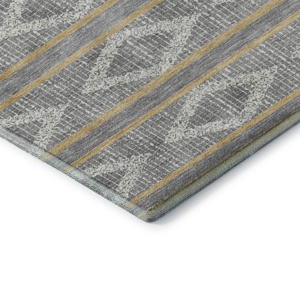 Premium Machine Washable Mayfield AMF1029 Gray 10' x 14' Rug. Picture 3