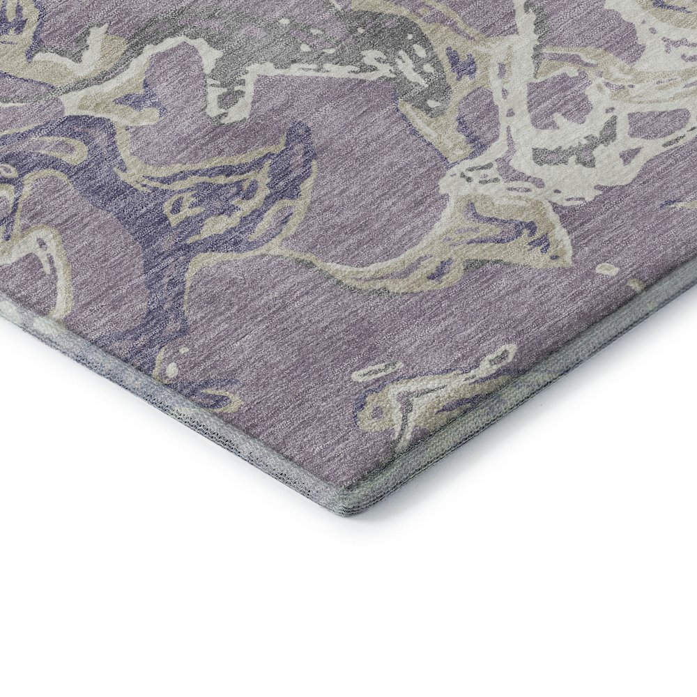 Premium Machine Washable Mayfield AMF1035 Lavender 10' x 14' Rug. Picture 3